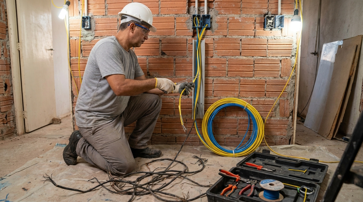 Adequação de Fiação em Campinas‑SP