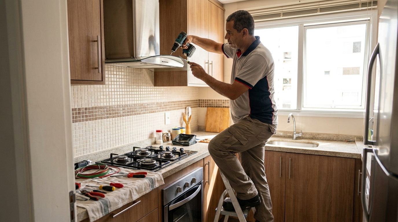 Instalação de Exaustor em Campinas‑SP