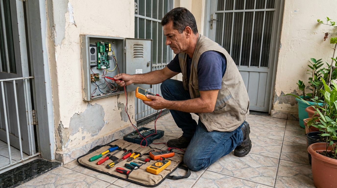 Troca de Fiação de Interfone em Campinas‑SP